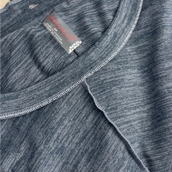 Free People FP Movement Right On Run Long Sleeve Shirt Black & Blue XSmall XS - Picture 12 of 15